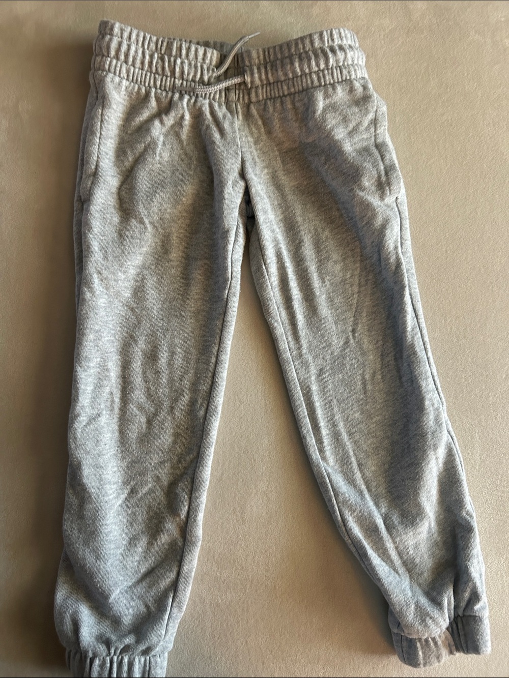Athletic Works Light Gray Kids Jogger Sweatpants